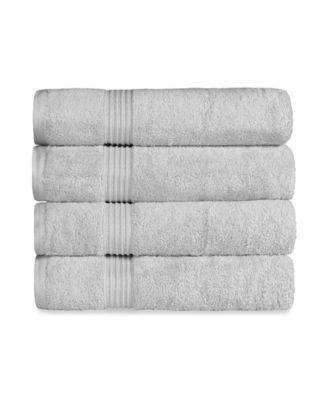 Solid Quick Drying 100% Egyptian Cotton 4-Pc Bath Towel Set