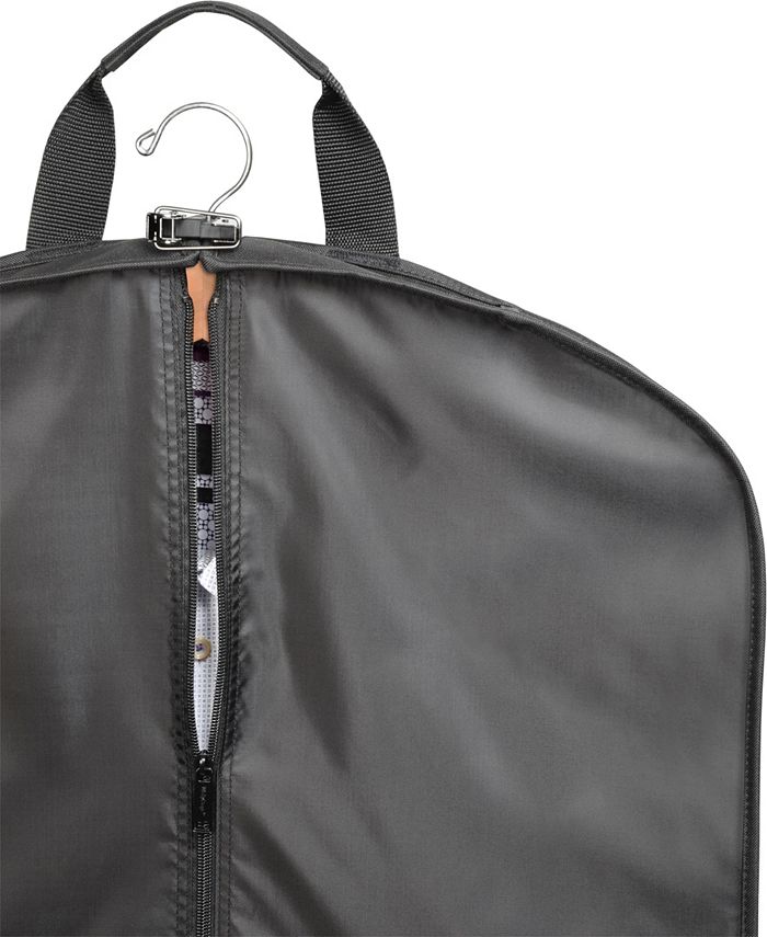 WallyBags 42" Premium Travel Garment Bag with Shoulder Strap and