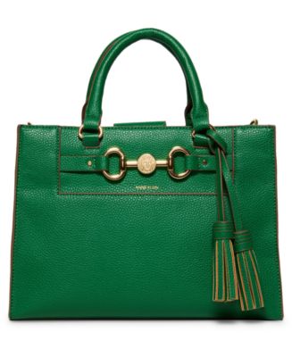 Anne Klein East West Horsebit Satchel Bag - Macy's