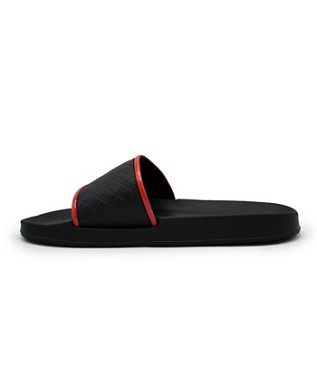 Akademiks Men s Side Stripe Slides Macy s