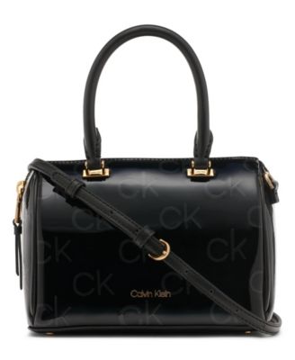 Calvin Klein - Ashley Embossed Signature Mini Satchel