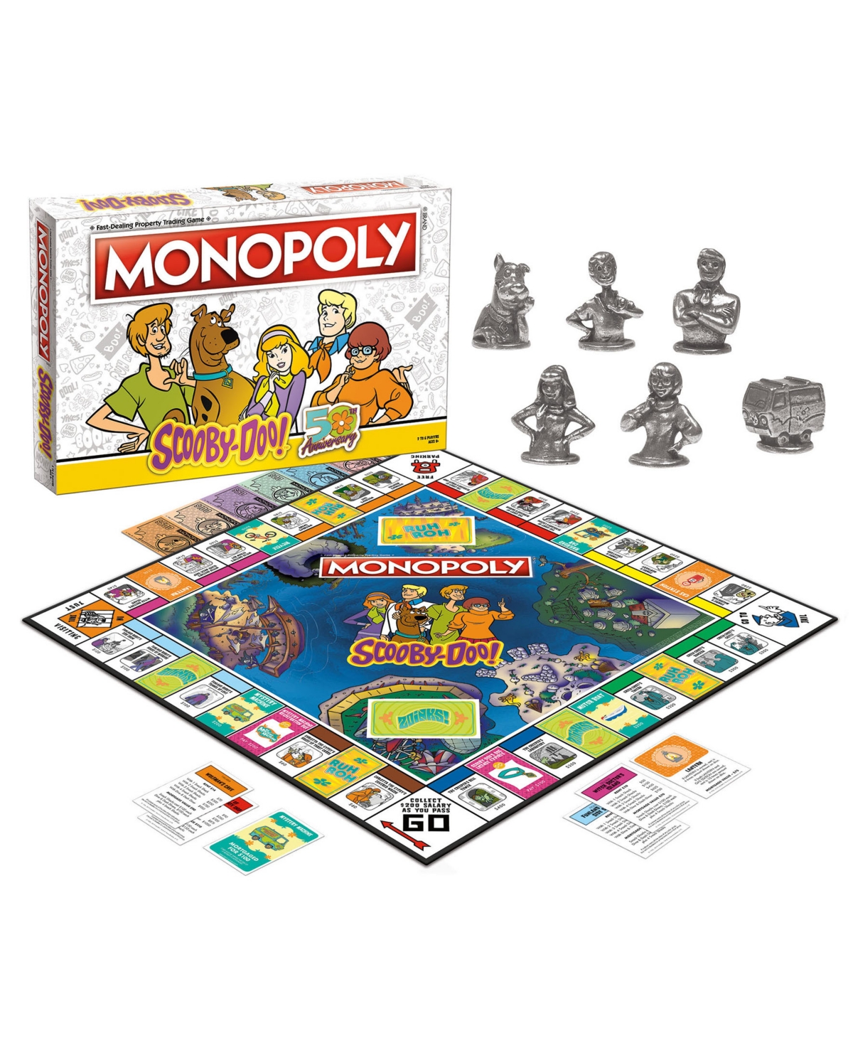 Usaopoly Kids' Monopoly Scooby Doo Game In Multi