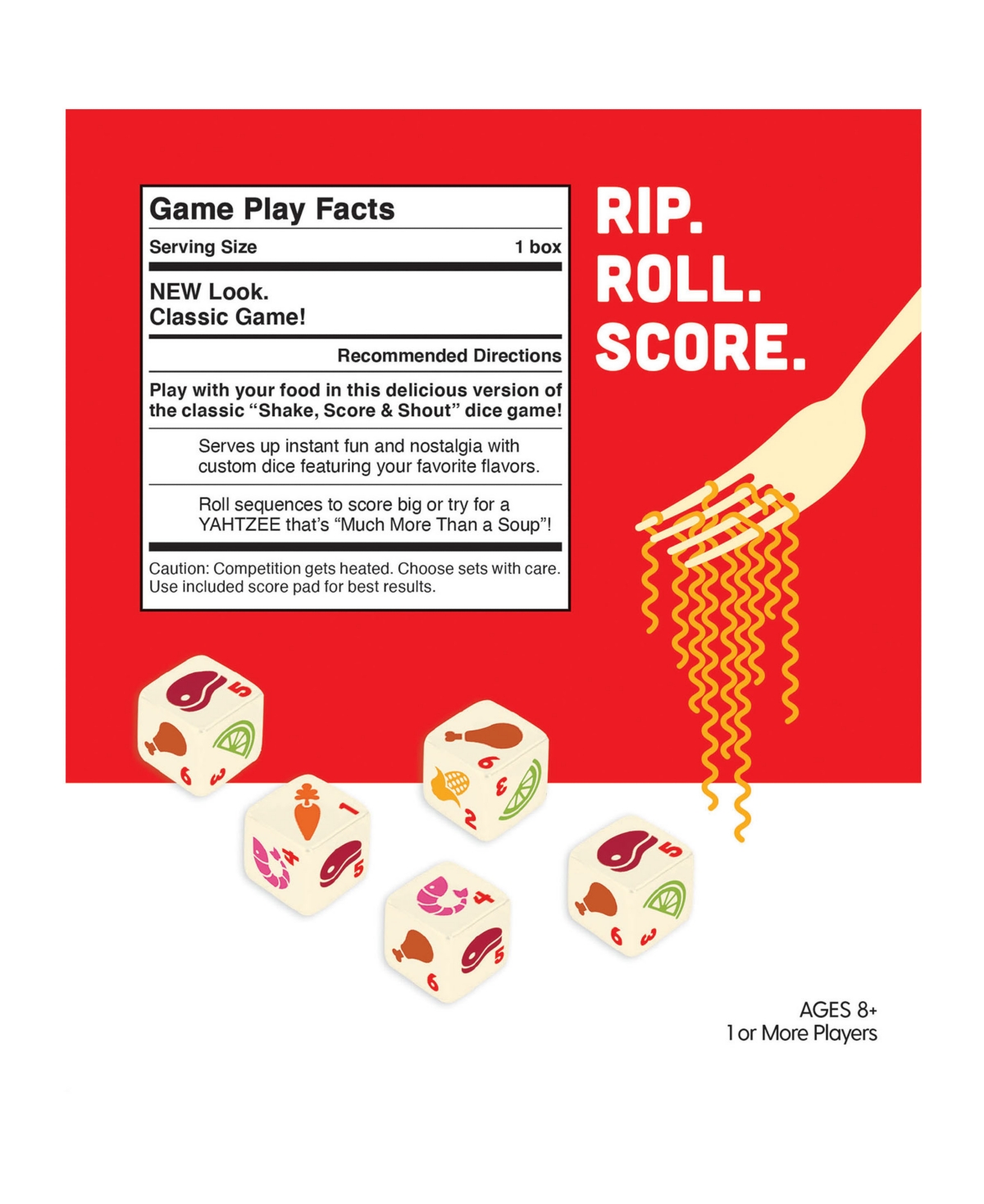Usaopoly Yahtzee Cup Noodles Game In Multi