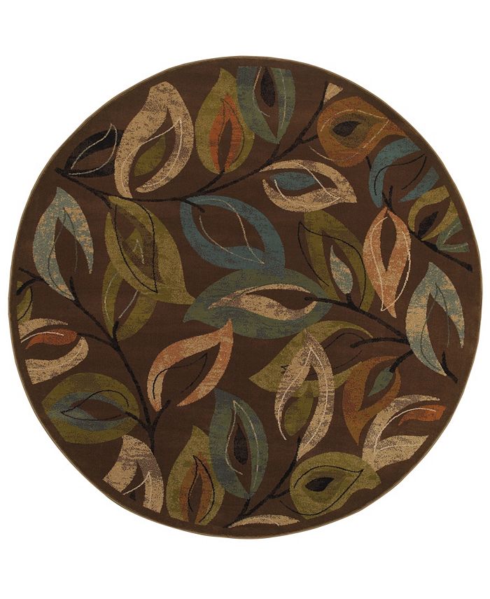 Oriental Weavers Emerson 1999A 7'8" x 7'8" Round Area Rug Macy's