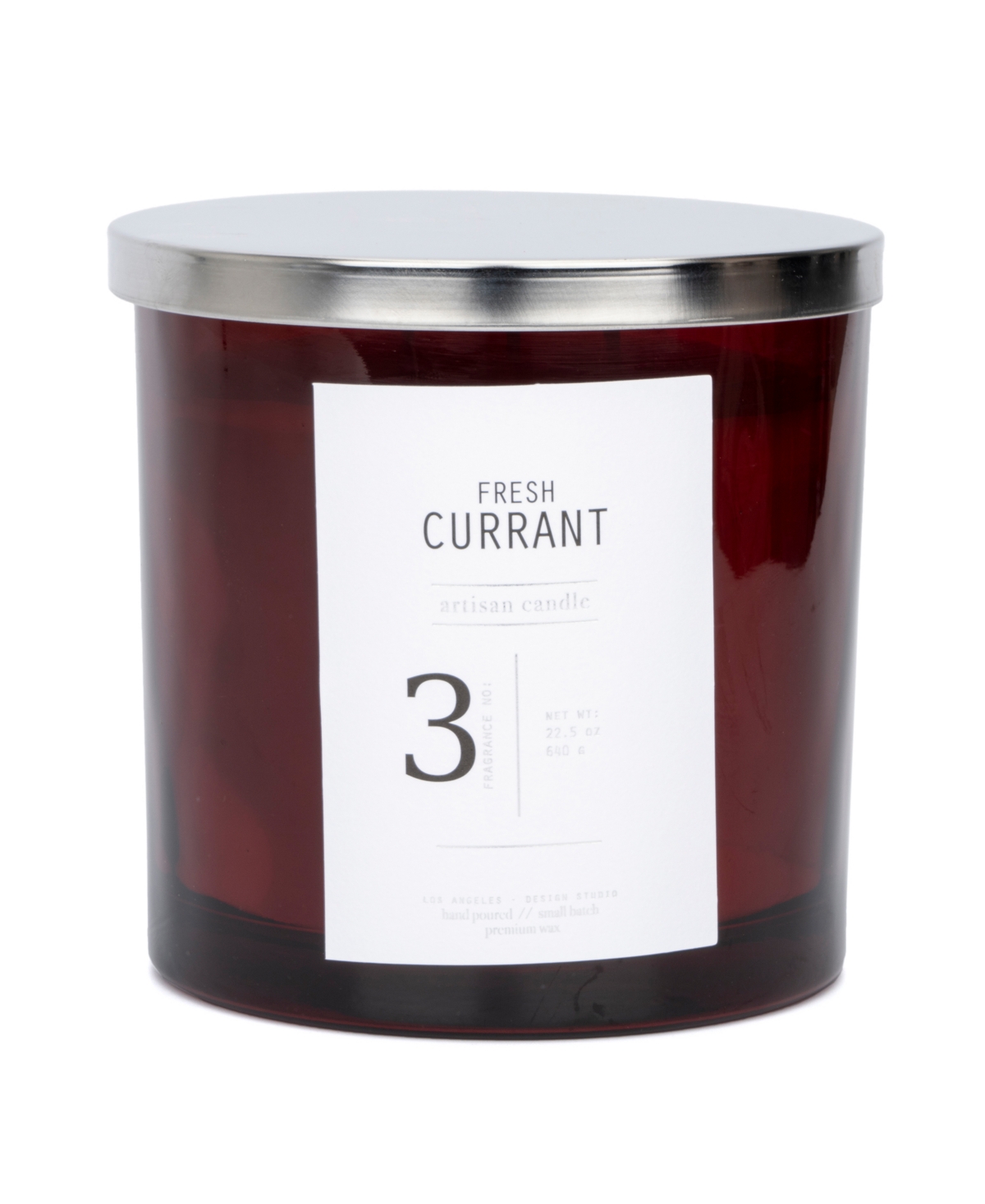 Hybrid & Company Fresh Current Scented Jar Candle In Red