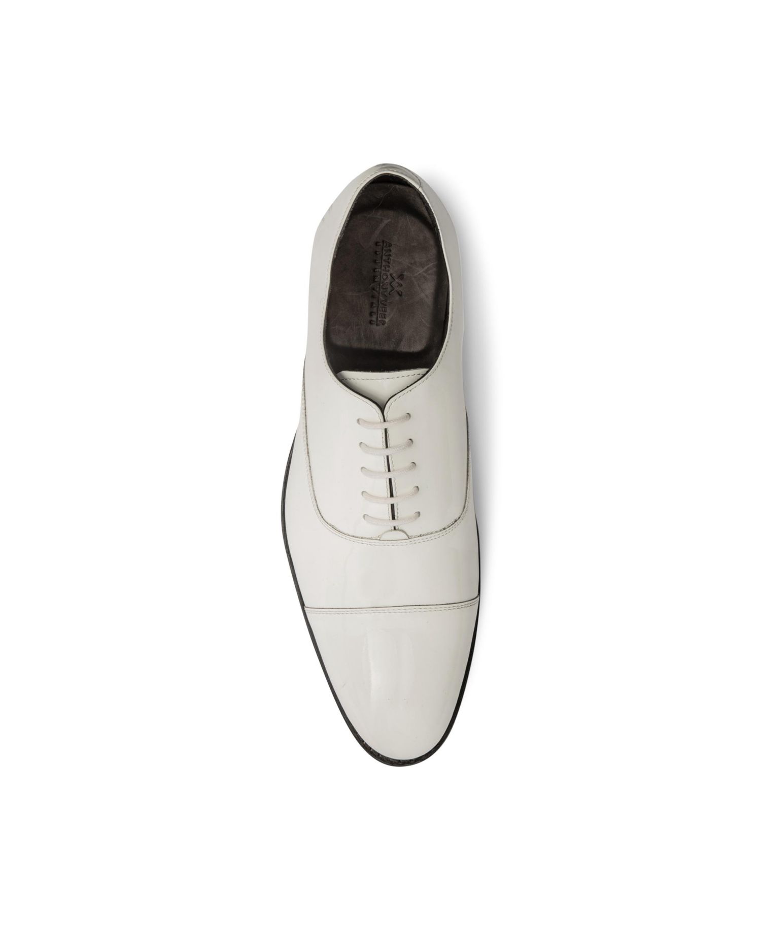 Men's Clinton Tux Cap-Toe Oxford Leather Dress Shoes