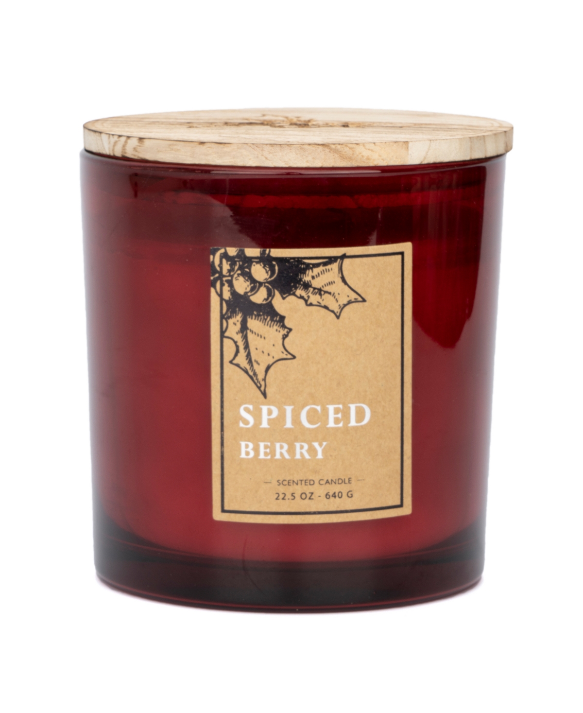 Hybrid & Company Spiced Berry Scented Jar Candle In Cranberry