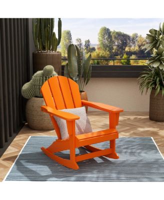 Outdoor Patio Porch Rocking Adirondack Chair