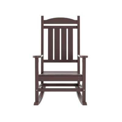 All-Weather Outdoor Patio Poly Classic Porch Rocking Chair