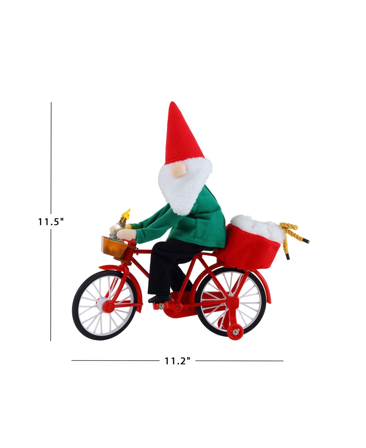 Cycler Gnome Holiday Decor