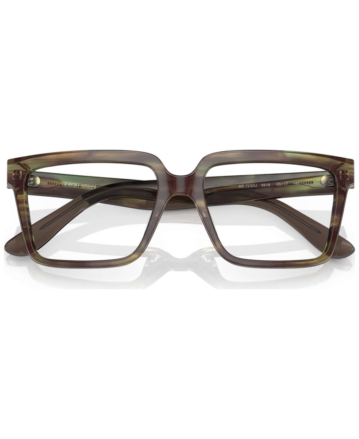 Giorgio Armani Men's Square Eyeglasses, AR7230U55-o