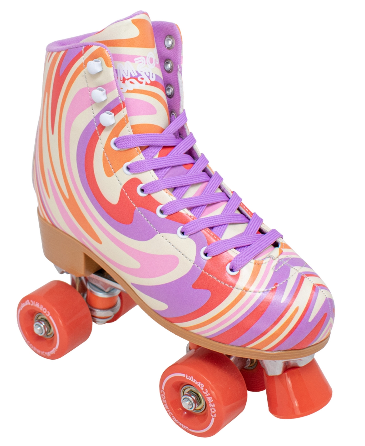 Women's Swirl Print Roller Skates - Multi