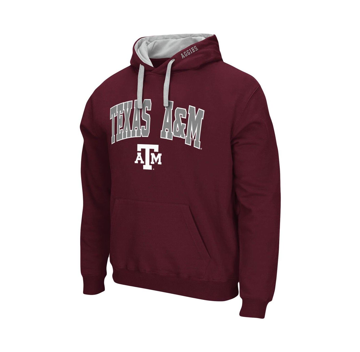 Men's Maroon Texas A&M Aggies Big and Tall Arch & Logo 2.0 Pullover Hoodie
