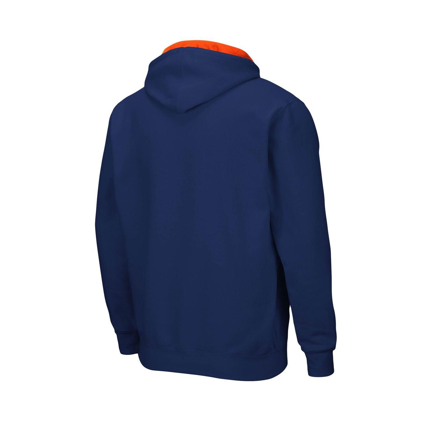 Men's Navy Auburn Tigers Big and Tall Full-Zip Hoodie