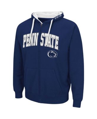 Men's Navy Penn State Nittany Lions Big and Tall Full-Zip Hoodie