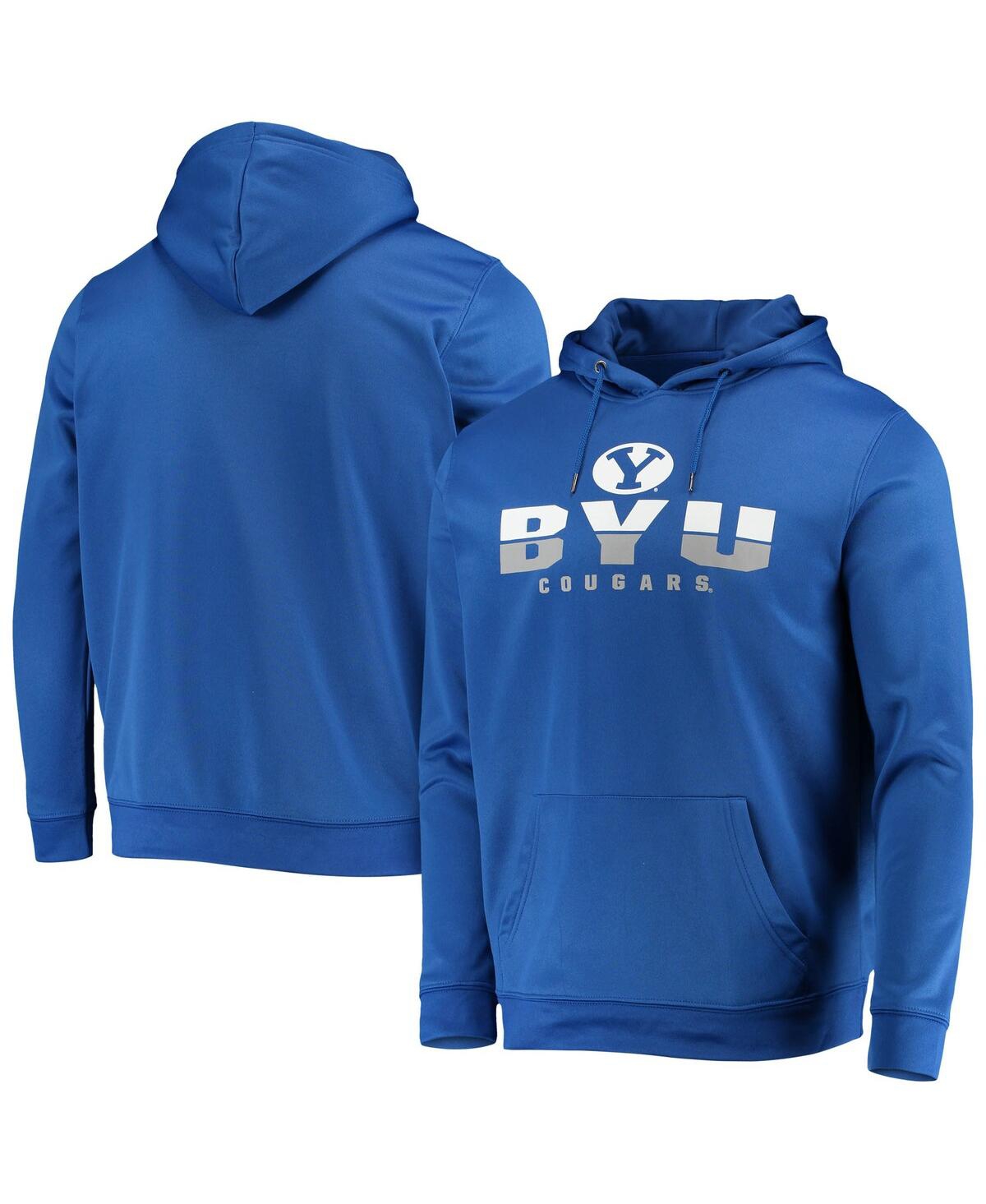 Colosseum Men's  Royal Byu Cougars Lantern Pullover Hoodie
