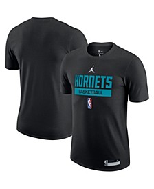 Men's Brand Black Charlotte Hornets 2022/23 Legend On-Court Practice Performance T-shirt