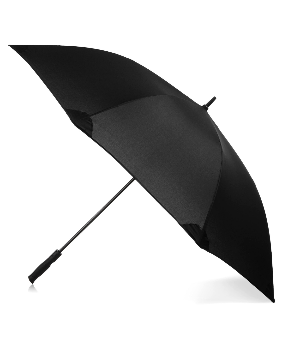 Totes Total Protection Auto Open Sport Stick Umbrella In Black