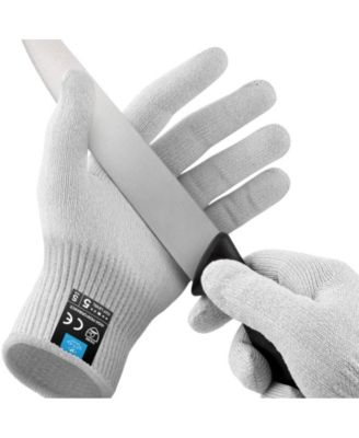 Cut Resistant Gloves Food Grade Level 5 Protection - Comfortable Safety Cut Resistant Work Gloves