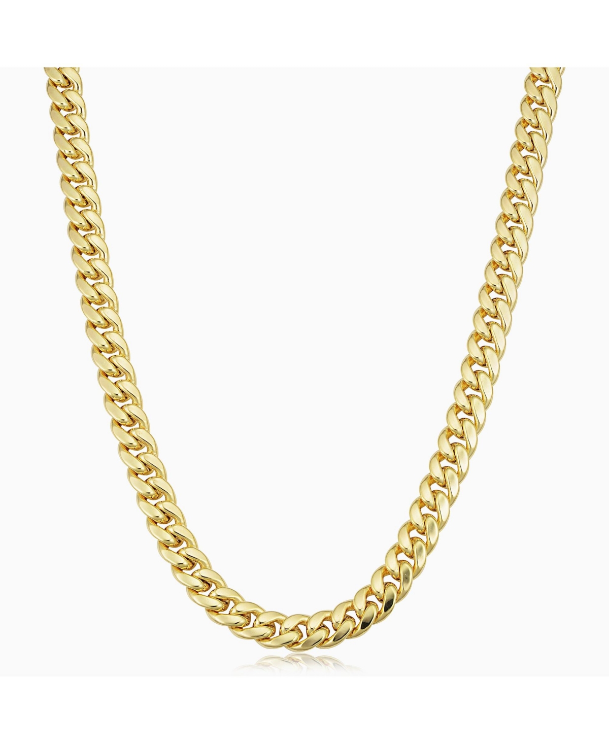 Oradina 14k Yellow Solid Gold Estate Cuban Statement Chain In Yellow Gold