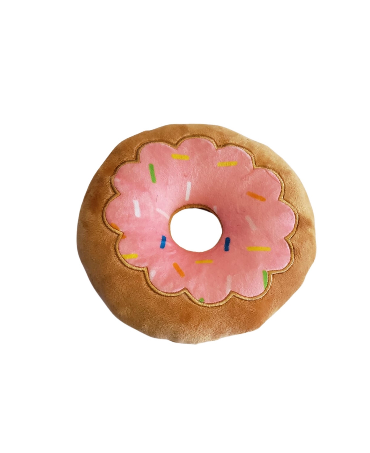 JoJo Modern Pets Interactive Donut Plush Dog Toy Set – Mess-Free, Durable Chew Toys for Dogs – Chocolate & Strawberry