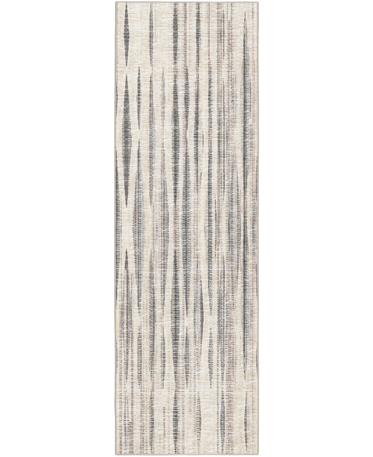 D Style Sutter Stt-1 2'6" X 8' Runner Area Rug In Ivory