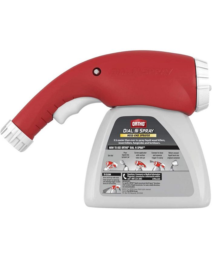 Scotts Ortho 0841010 Dial N Spray MultiUse HoseEnd Sprayer Macy's