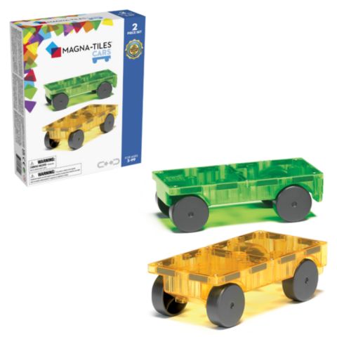 Детский конструктор Magna-Tiles® Cars Magnetic Wheeled 2-Piece Building Set, Ages 3+