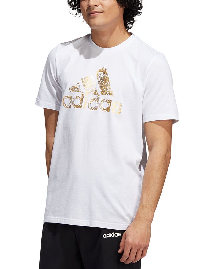 Vermelding Seminarie Verfijning adidas Men's Metallic Liquid Logo Graphic T-Shirt & Reviews - Activewear -  Men - Macy's