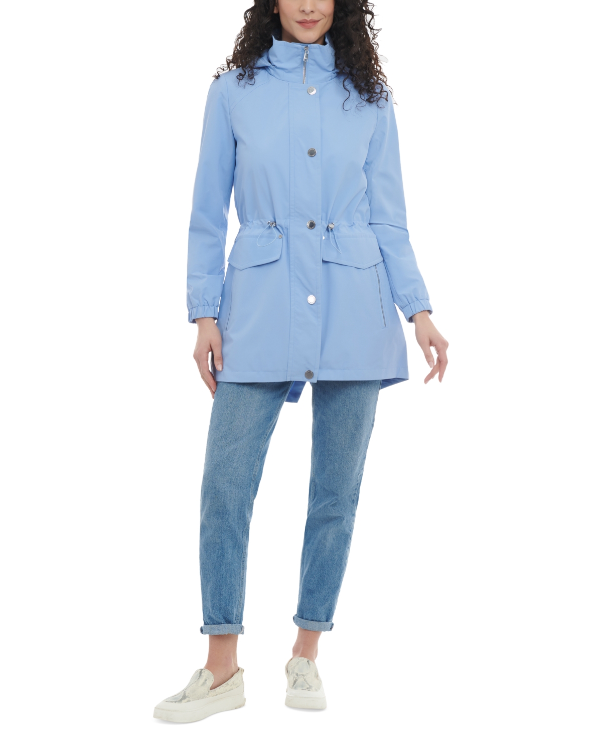 London fog petite trench top