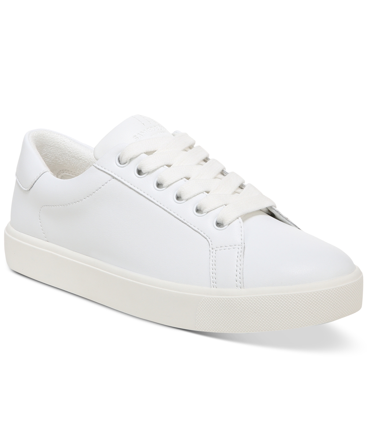 Shop Sam Edelman Women's Ethyl Lace-up Low-top Sneakers In Bright White