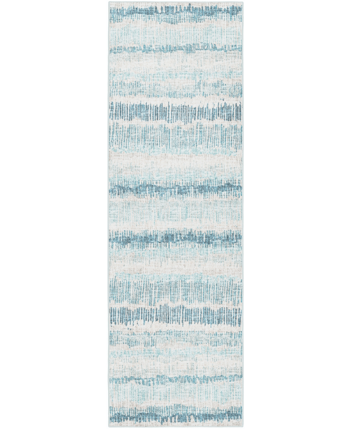 D Style Briggs Brg-4 2'6in x 12' Runner Area Rug - Mist