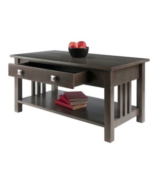 Stafford 18.11" Wood Coffee Table