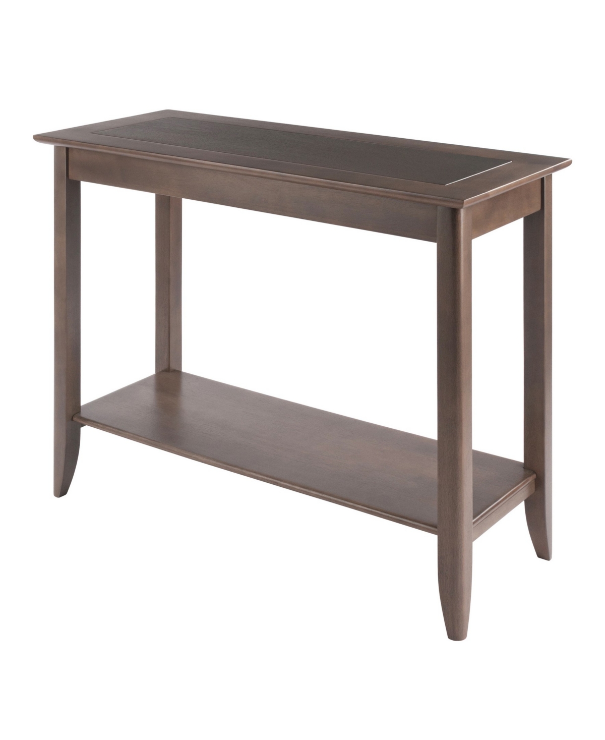 Winsome Santino 30" Wood Console Hall Table In Oyster Gray