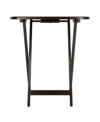 Cade 2-Piece Wood Oversize Snack Table Set