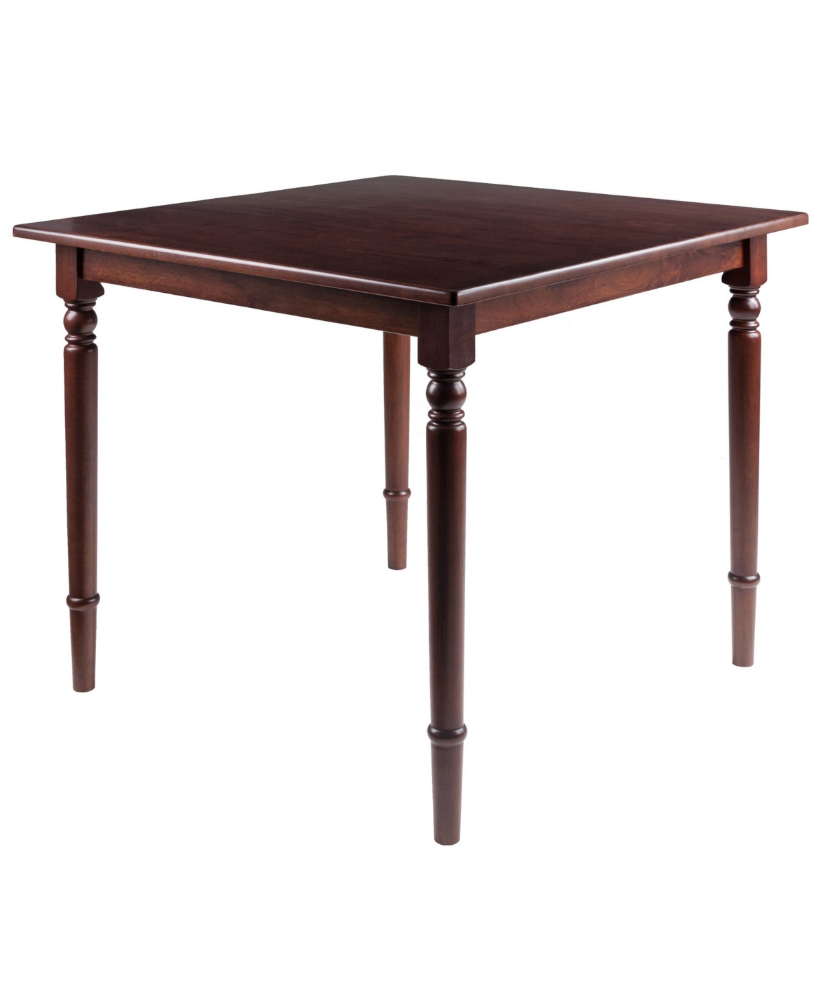 Winsome Mornay 30.08" Wood Square Dining Table In Walnut