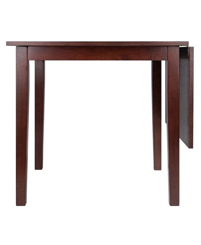 Winsome Perrone 29.13" Wood Drop Leaf Dining Table - Macy's