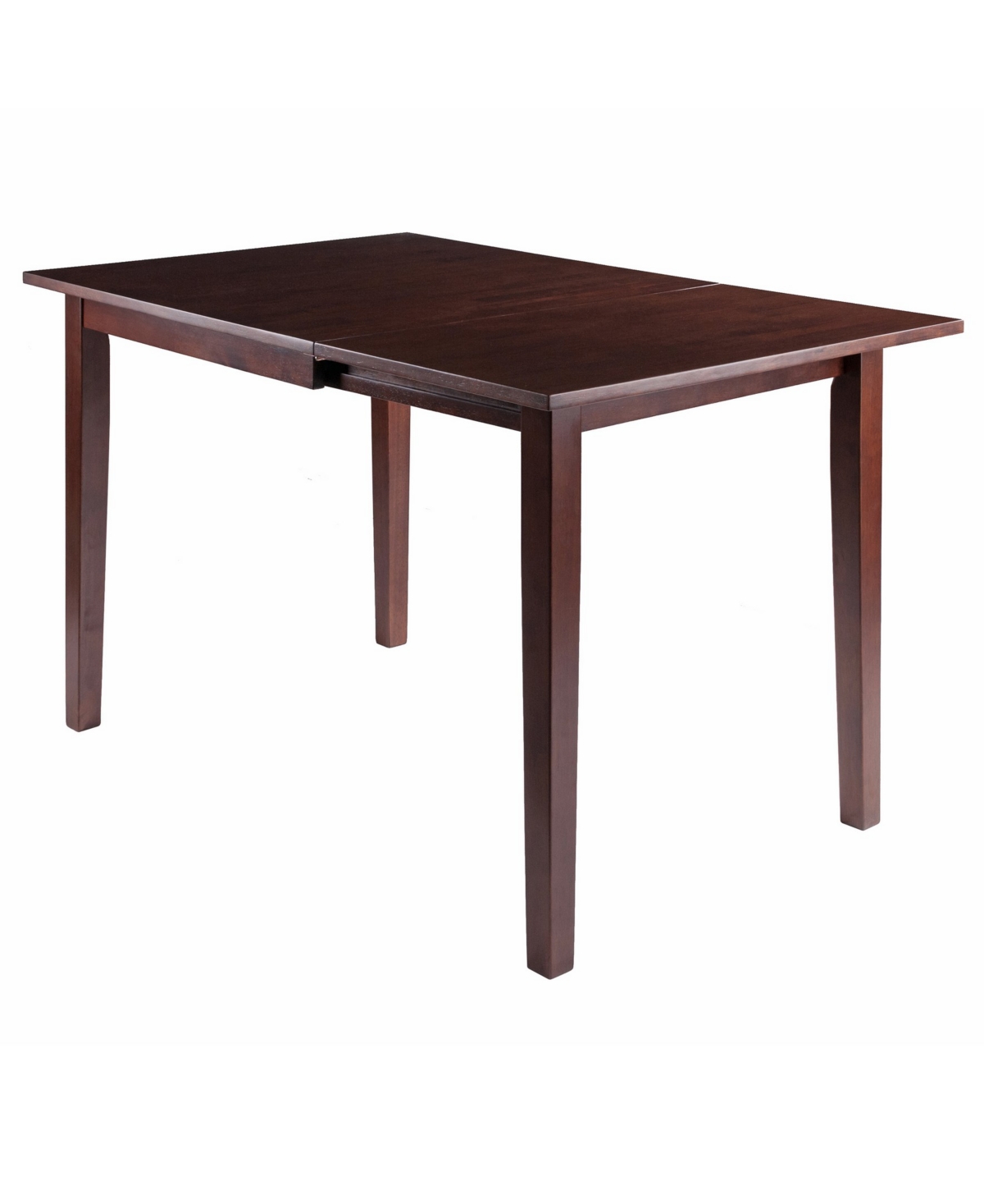 Winsome Perrone 29.13" Wood Drop Leaf Dining Table In Walnut