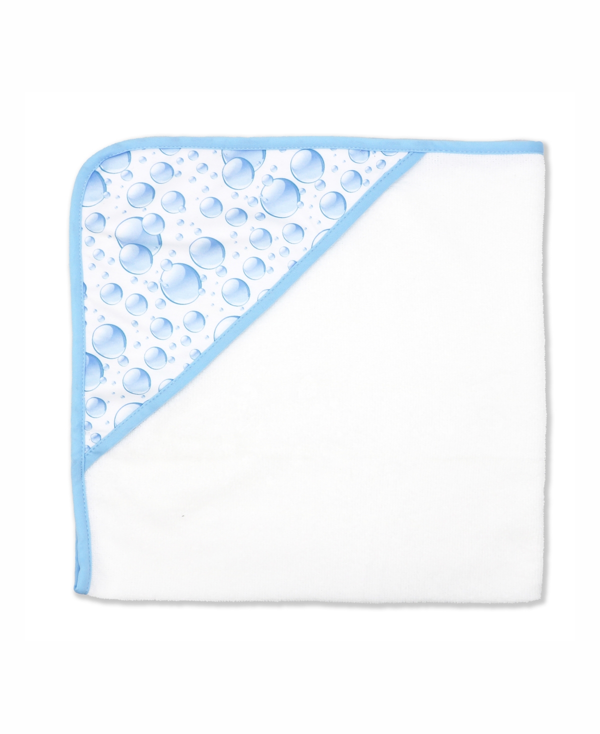 3 Stories Trading Baby Boys or Baby Girls Duck Hooded Towels, Pack of 2 - Blue and Yellow