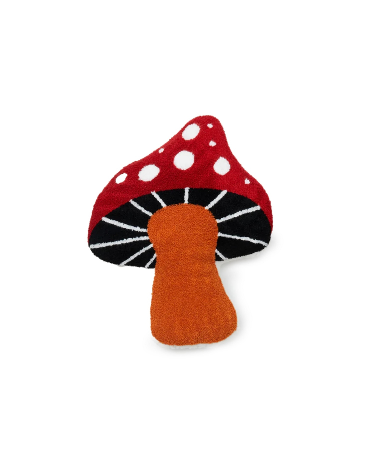 Dormify Mushroom Shaped Pillow, 14" X 18", Ultra-cute Styles To Personalize Your Room In Mushroom Red