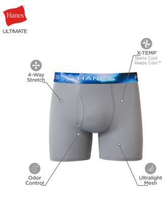 Men's Classics Ultimate&reg; X-Temp&reg; 4-Pk. Moisture-Wicking Mesh Boxer Briefs