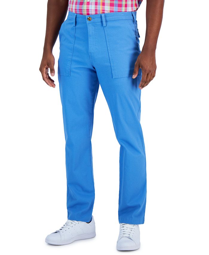 Club Room Men's Classic-Fit Solid Chore Pants, Created for Macy's - Macy's