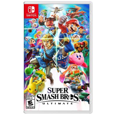 Super Smash Bros Game with Game Caddy for Switch