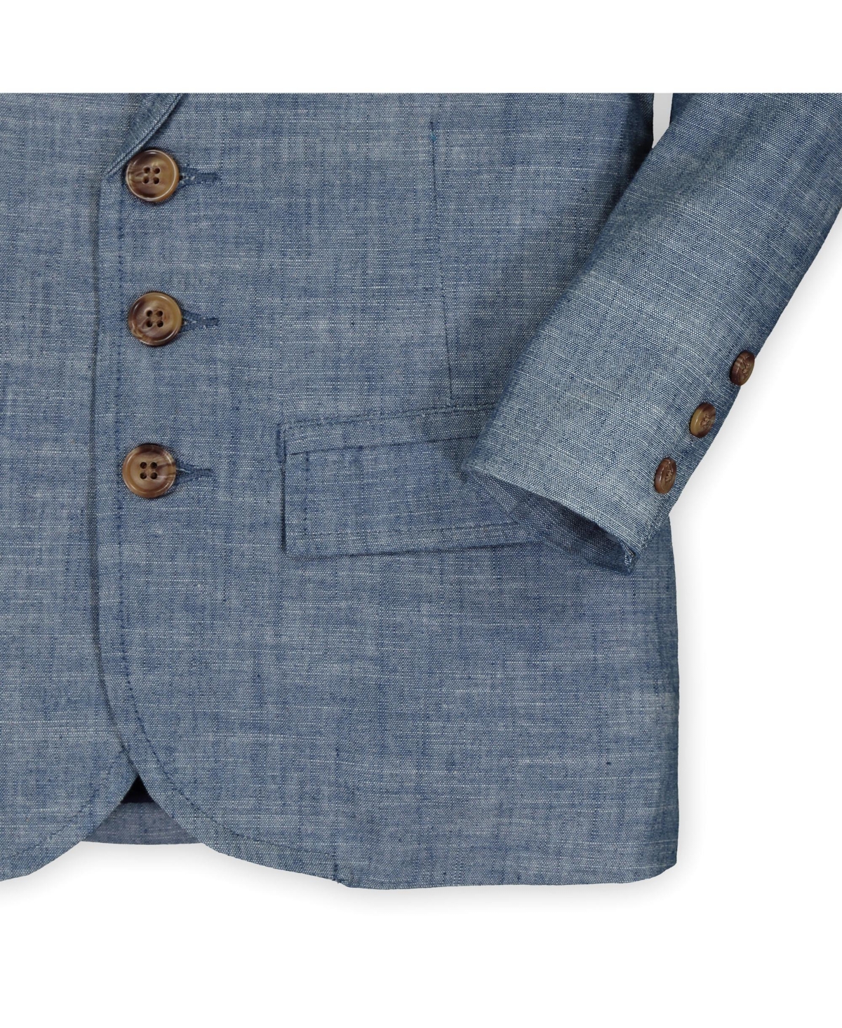 Hope & Henry Baby Boys Chambray Suit Jacket