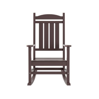 All-Weather Outdoor Patio Poly Classic Porch Rocking Chair