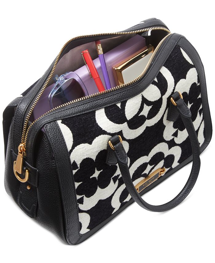 kate spade new york Gramercy Oversized Spade Flower Monogram Small