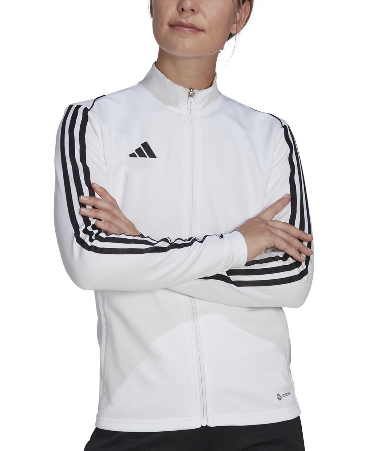 Shop Adidas Originals Women's Tiro 23 Zip-up Track Jacket In White