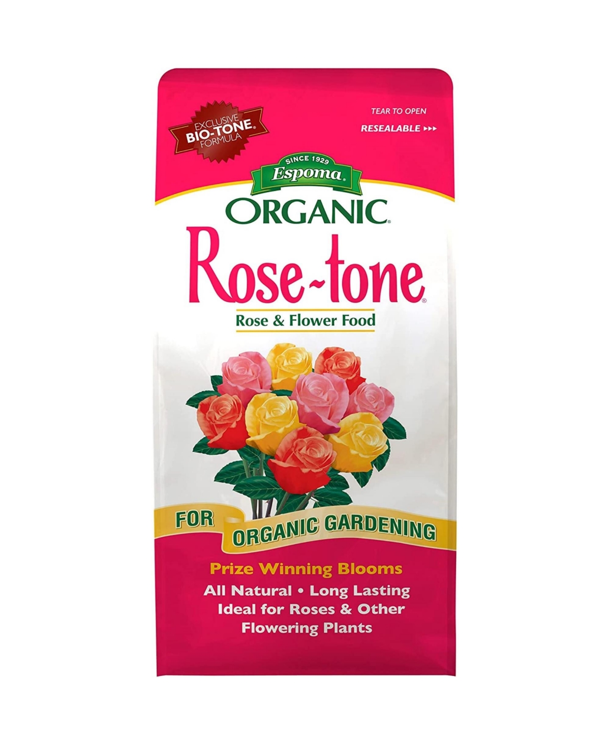 Organic Rose-tone Rose & Flower Food, 18 Lbs - Open Miscellaneous