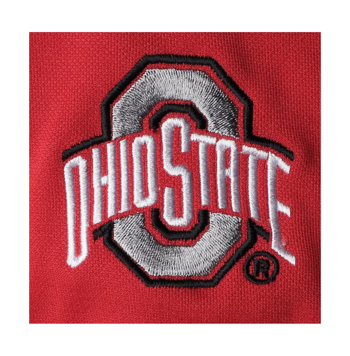 Little King Apparel Toddler Girls Scarlet Ohio State Buckeyes Two-Piece Cheer Set — фото 2