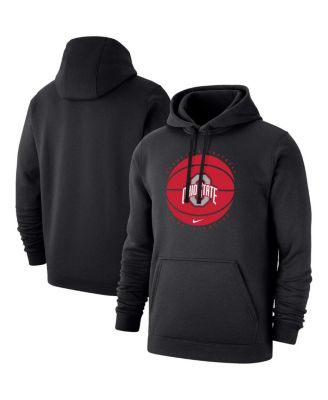 Men's Black Ohio State Buckeyes Basketball Pullover Hoodie